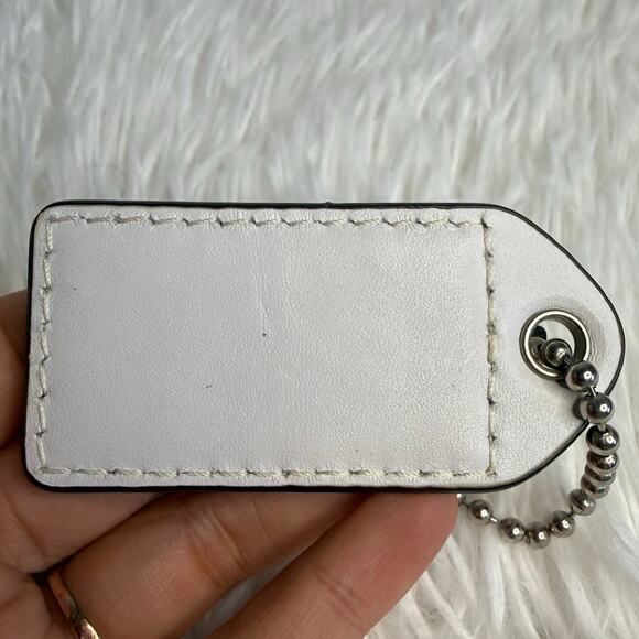 2.5" COACH  Fob Bag Charm Hang tag Hangtag - Picture 2 of 2